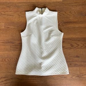 Apt 9 off white high neck tank top. Size M
